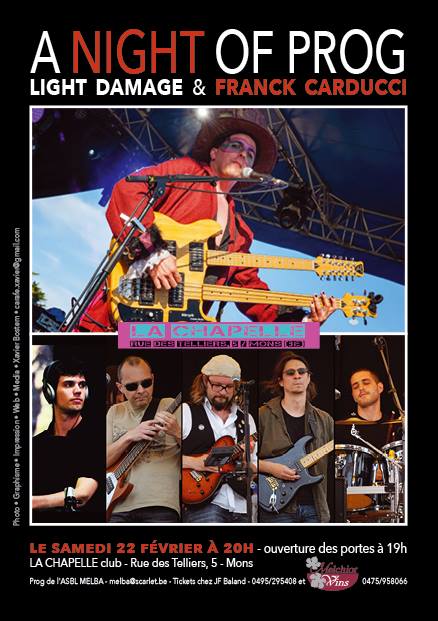 Franck Carducci et Light Damage en live