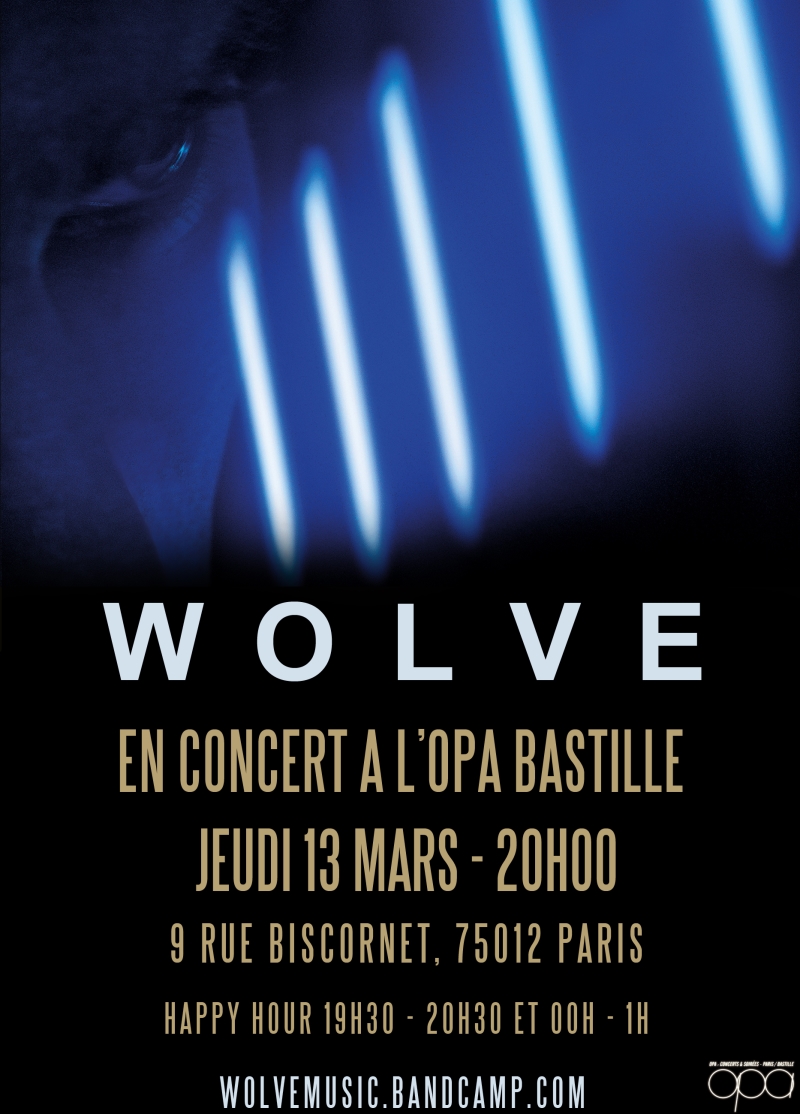 Wolve en concert le 13 mars