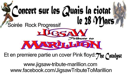 Concert Jigsaw le 28 mars