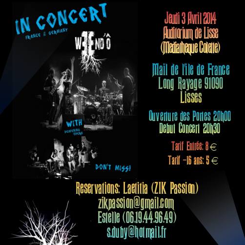 Weend'ô en concert à Lissses