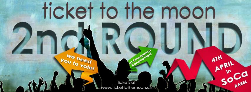 Ticket To The Moon en concert