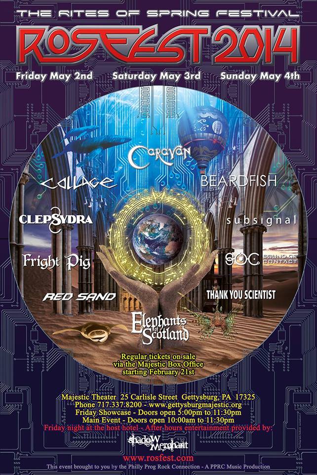 Voici l'affiche de Rosfest 2014