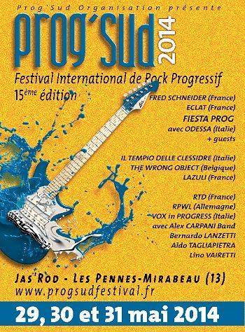 Affiche de Prog Sud 2014
