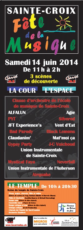 PyT à la fête de la musique de Saint Croix