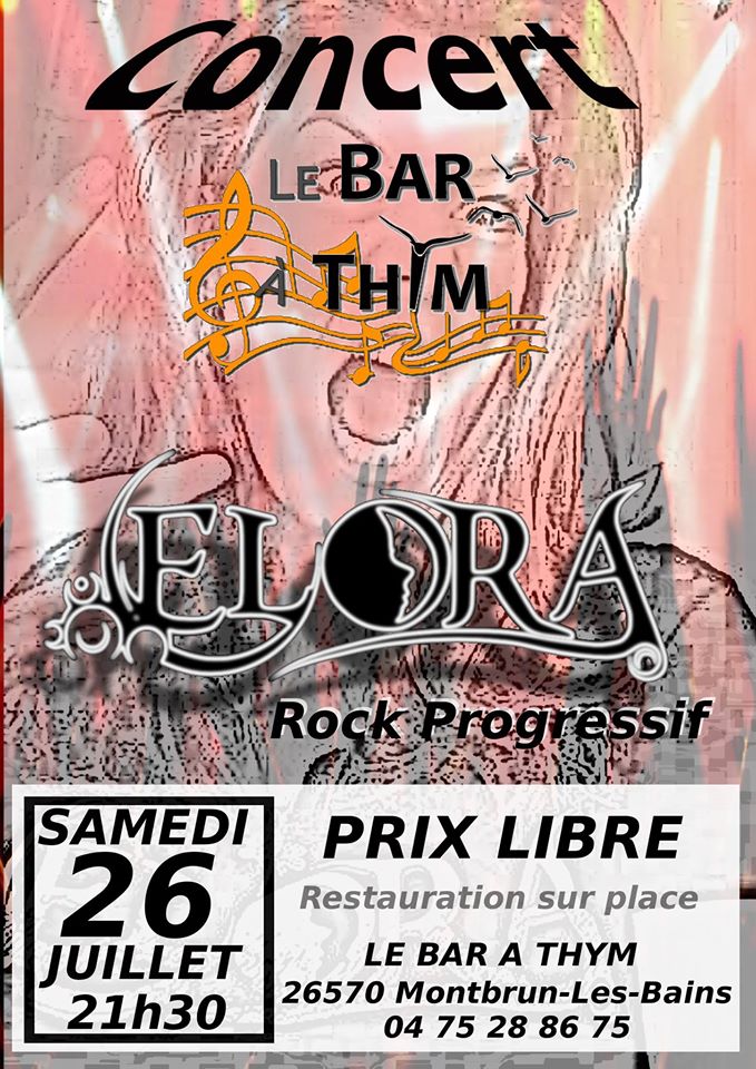 Elora en concert le 26 au bar à Thym