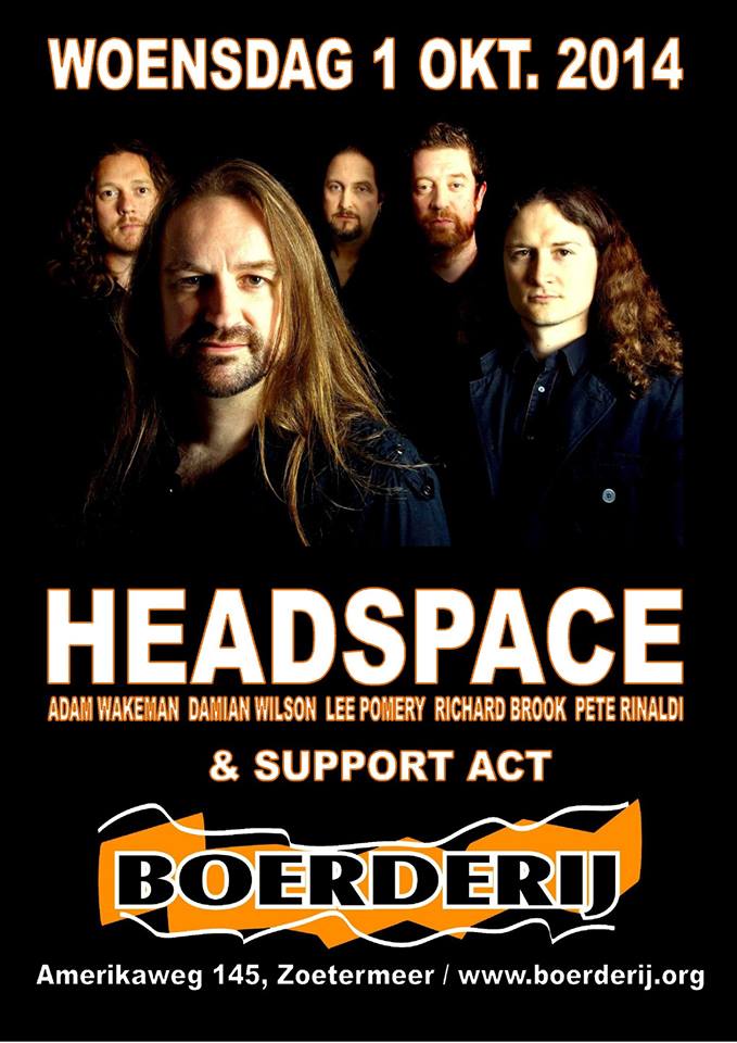 Headspace en cocnert le 1er octobre
