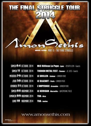 Tournée de AmonSethis