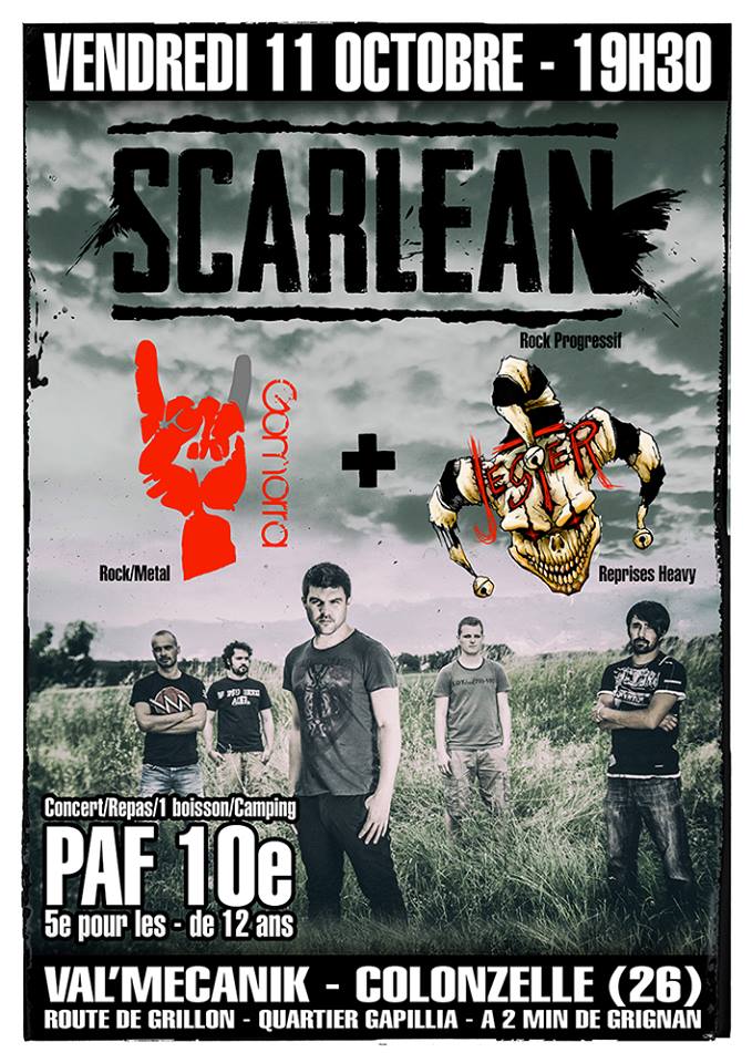 Scarlean en concert à Colonzelle