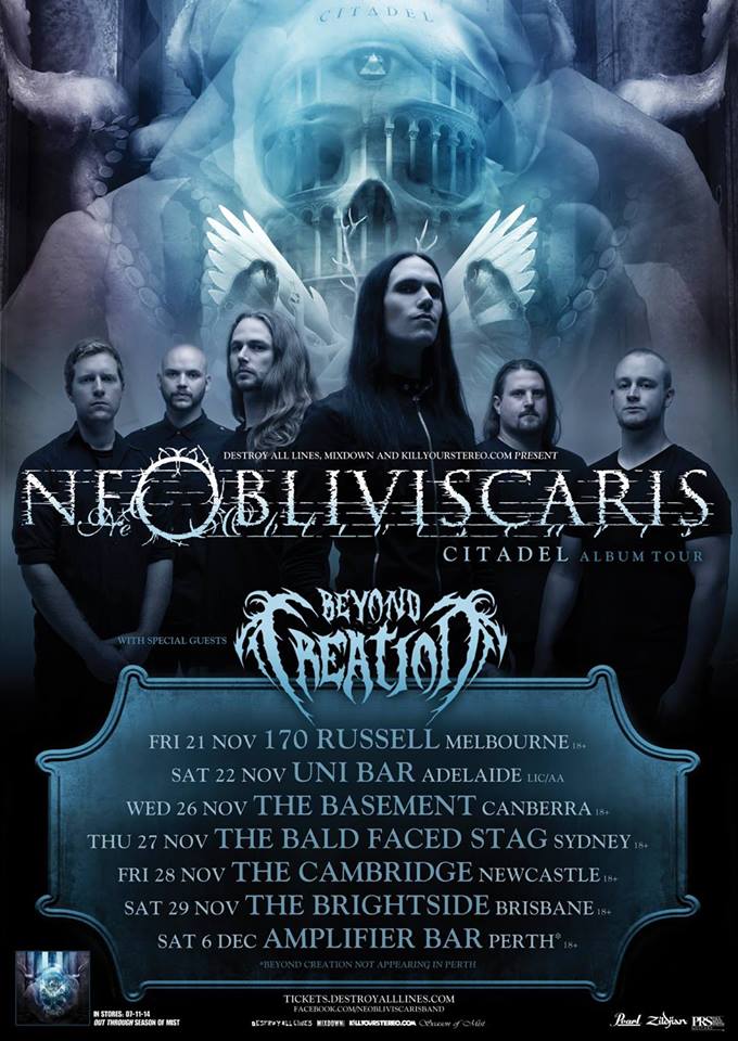 Tournée de Ne Obliviscaris