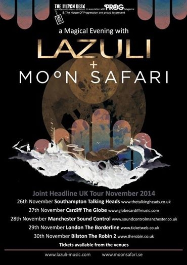 Moon Safari et Lazuli Uk Tour