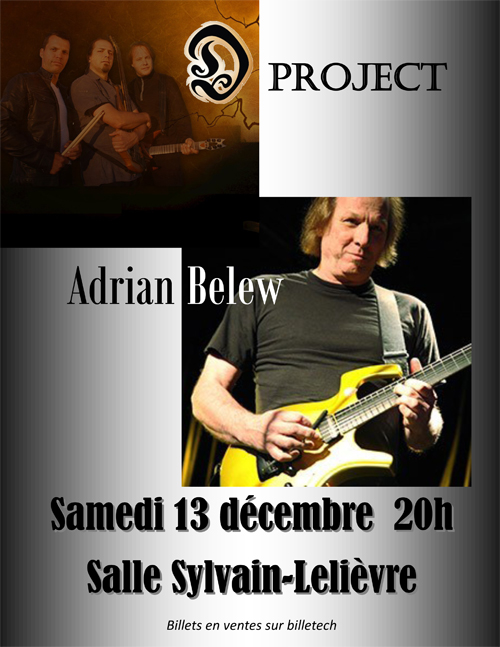 D Project en live avec Adrian Belew