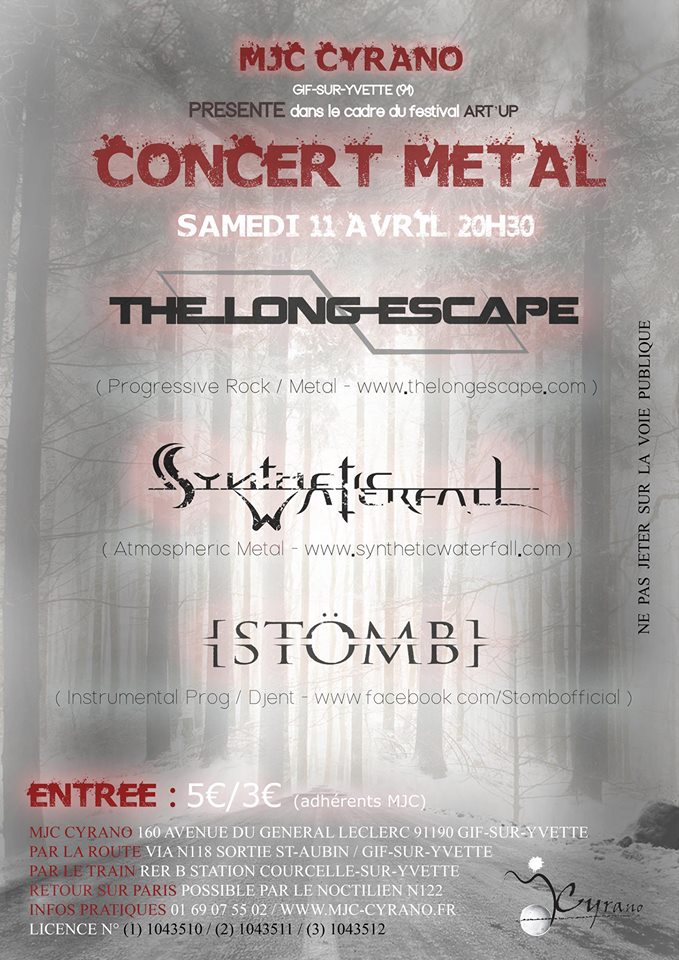 The Long Escape et STOMB en concert