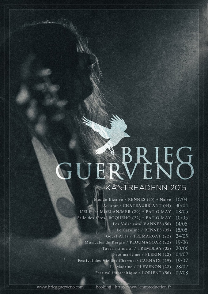 Les prochaines dates de Brieg Guerveno
