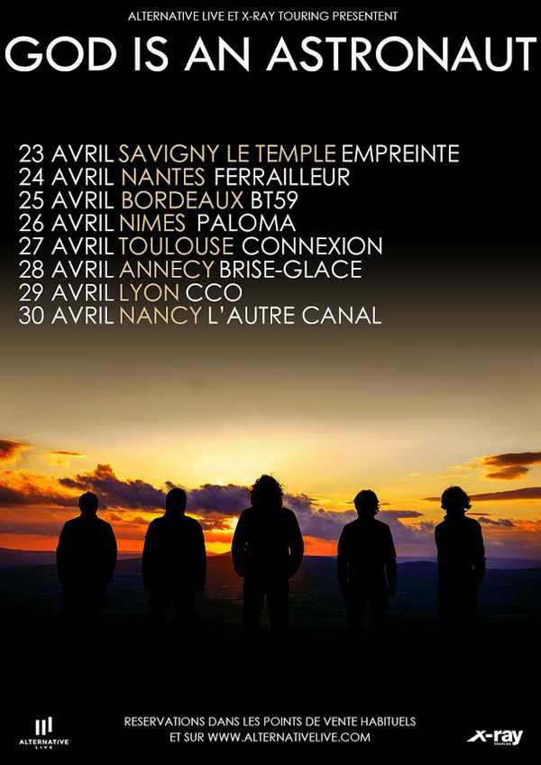 God Is An Astronaut en tournée en France