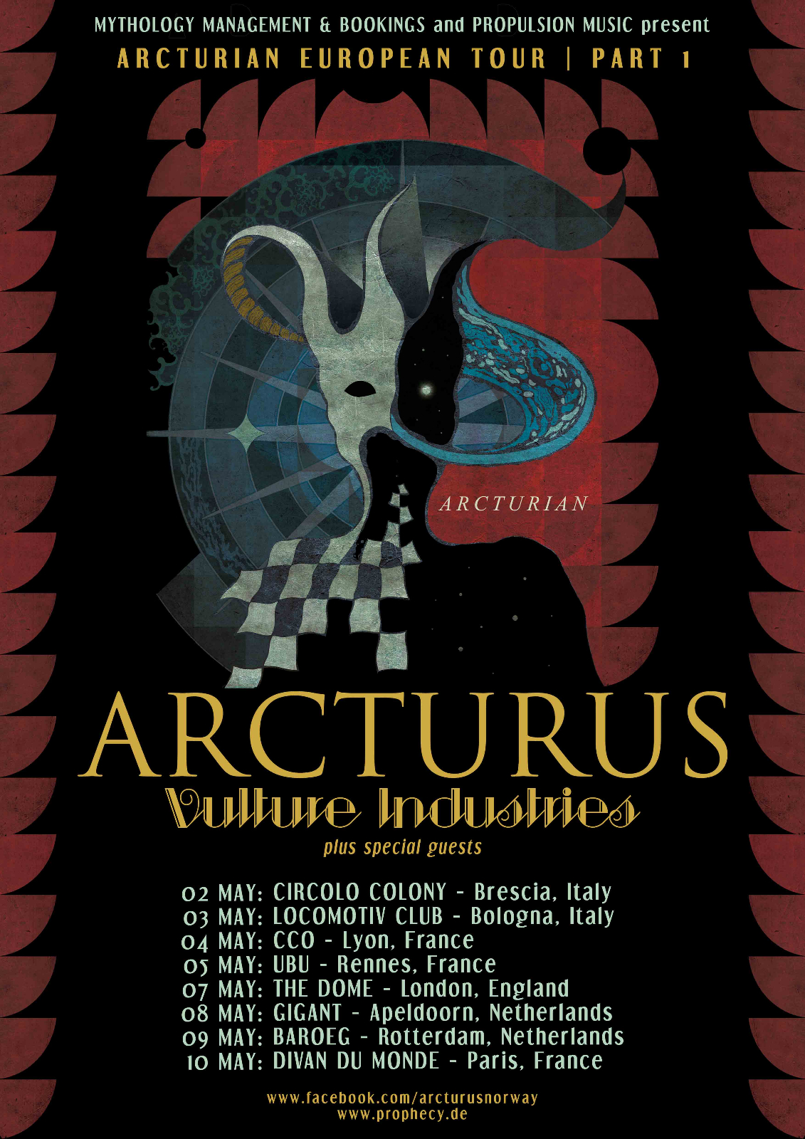 Vulture Industries en tournée