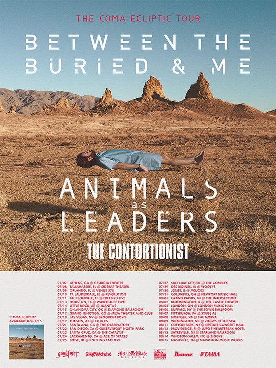 Tournée US pour Between The Buried and Me