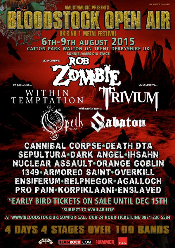 Bloodstock Open Air 2015
