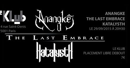 The Last Embrace en concert à Paris le 29