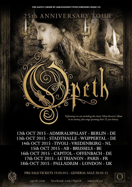 Opeth en tournée en octobre