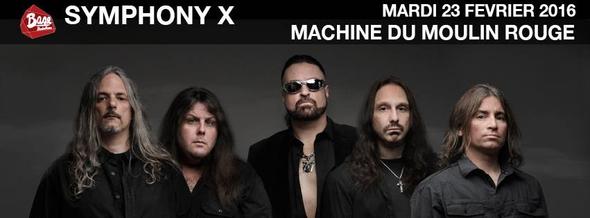 Le concert Symphony X à Paris