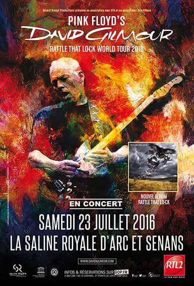Gilmour à Arc-et-Senans
