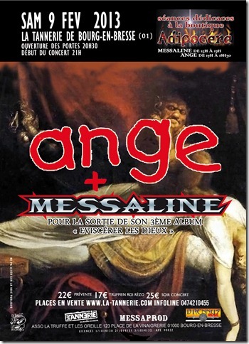 Ange plus Messaline en concert