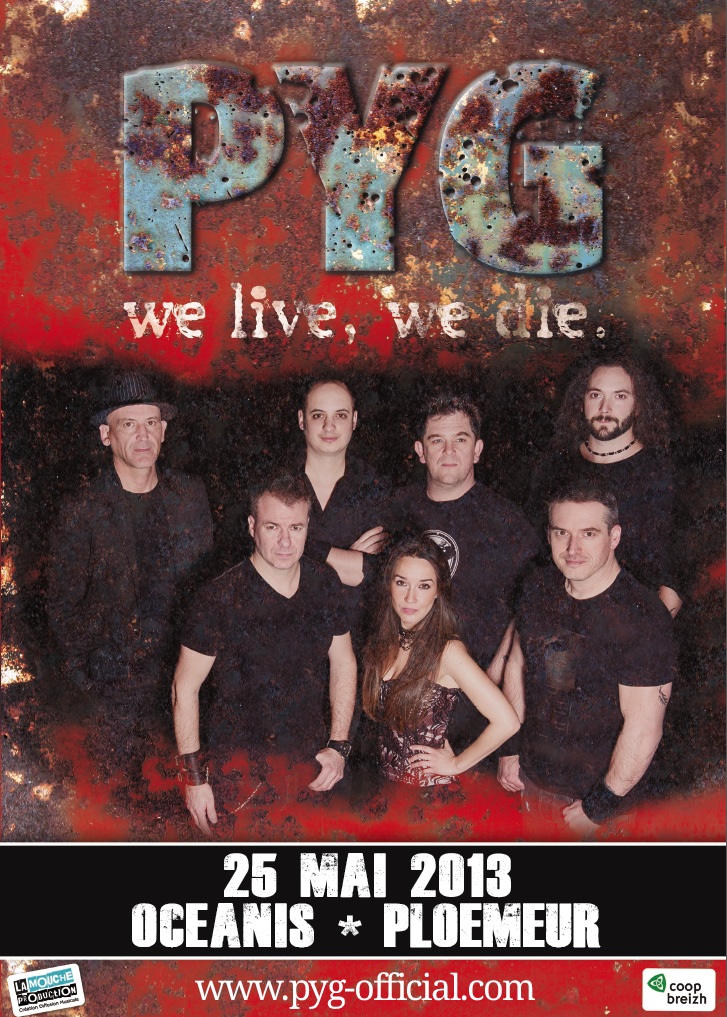 PYG en concert le 25 à l'Oceanis