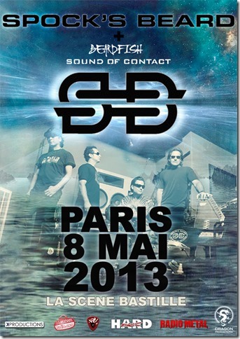 Spock's Beard à Paris le 8 mai