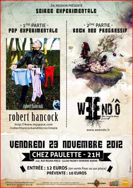 Ce soir concert de Weend'ô chez Paulette