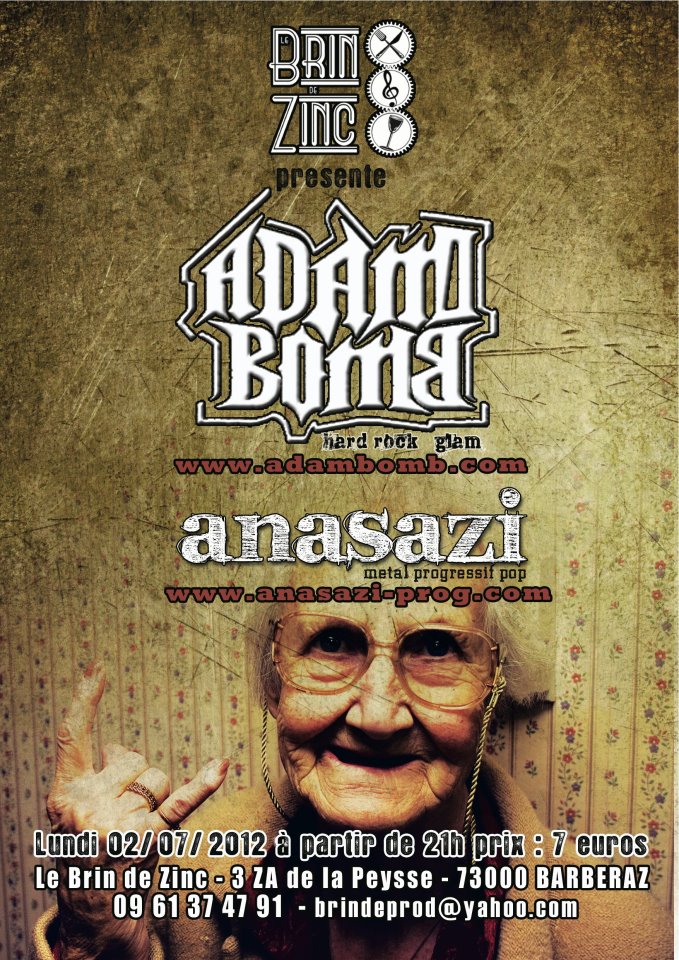 anasazi en concert au Brin de Zinc le 2 juillet