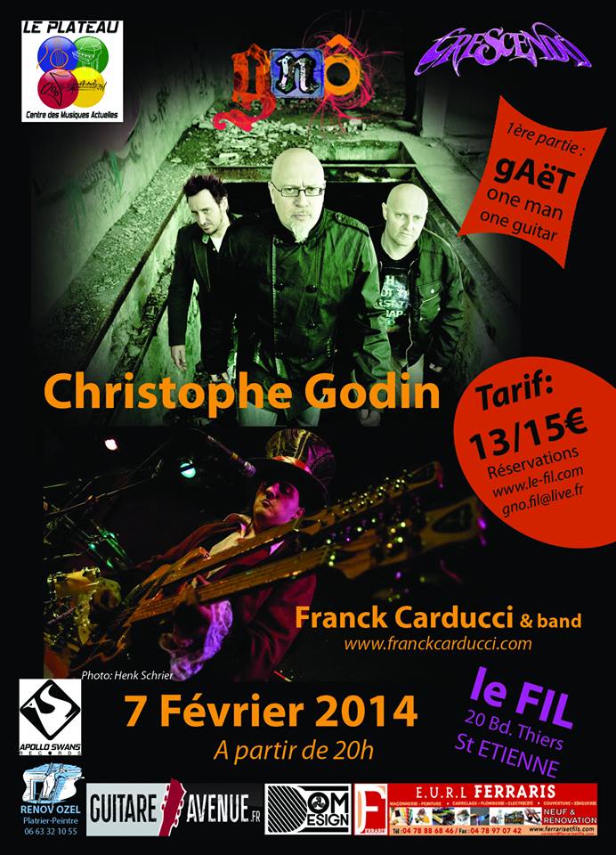 Franck Carducci en concert le 7 février