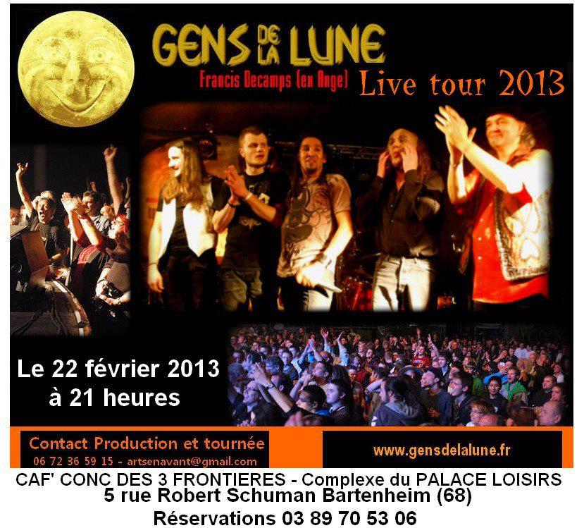 Gens de la Lune en concert dans le Haut Rhin