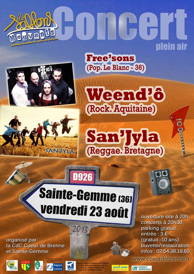 Weend'ô en concert le 23 août