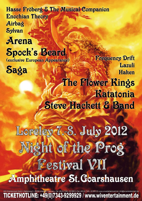 Voici l'affiche du festival de la Loreley