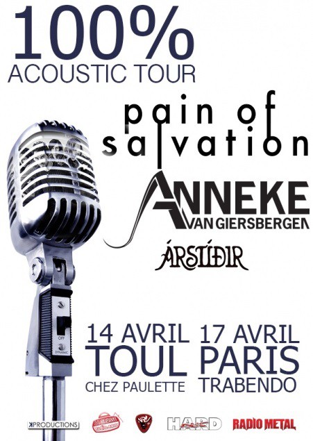 Pain of Salvation chez Paulette en acoustique