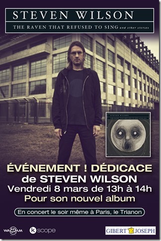 Dédicaces de Steven Wilson