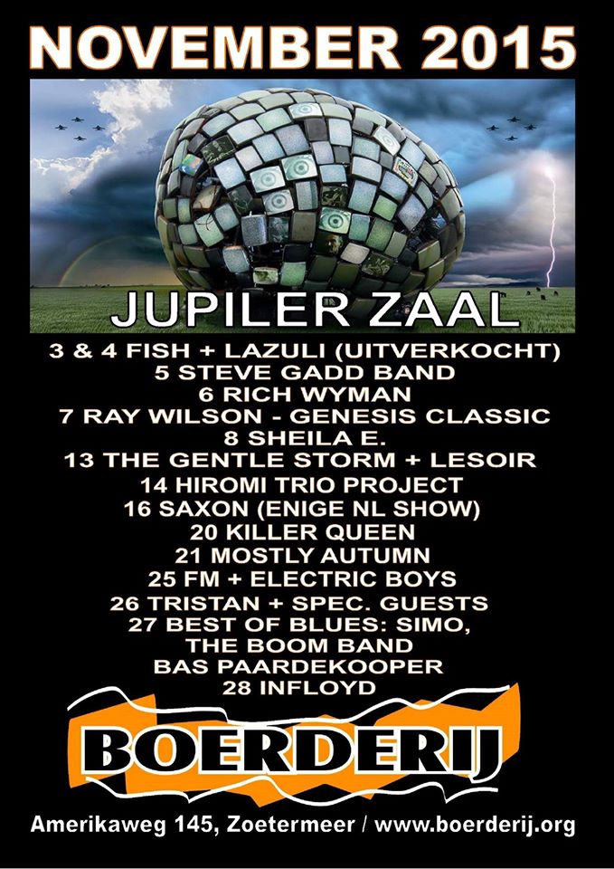 Le programme de  Boerderij Cultuurpodium
