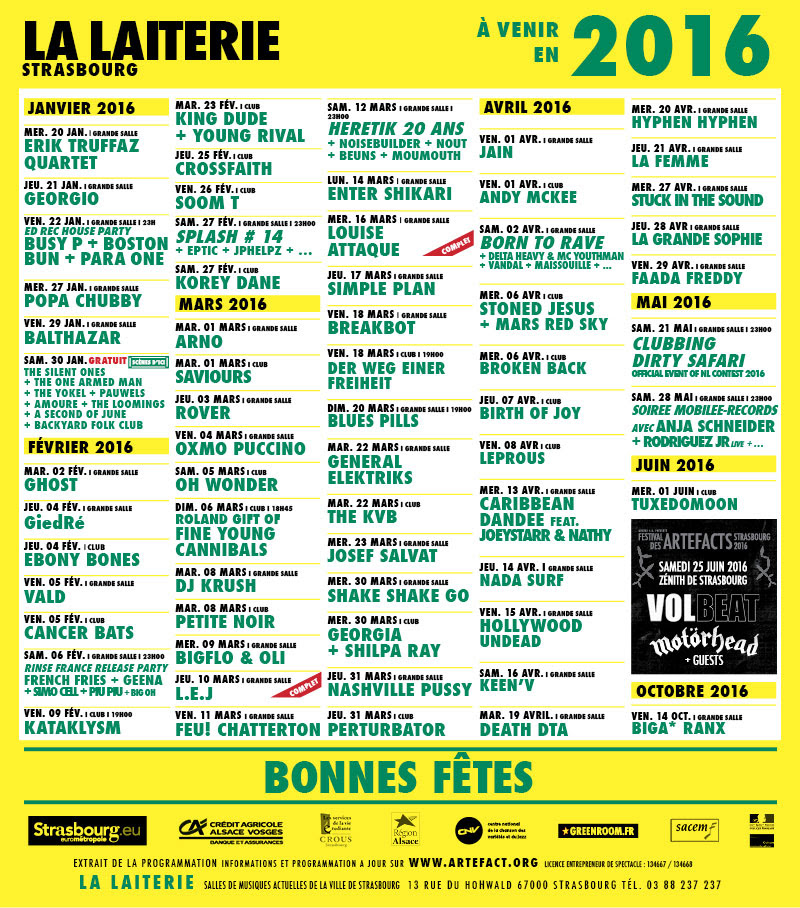 La Laiterie 2016