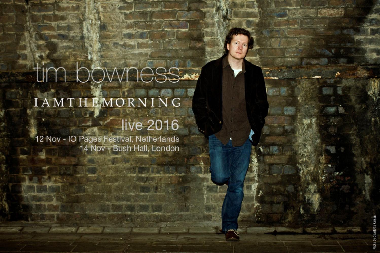 Tim Bowness en live