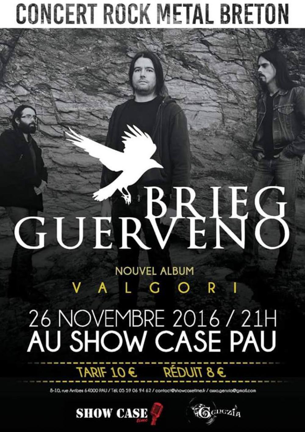 Brieg Guerveno au Show Case à Pau