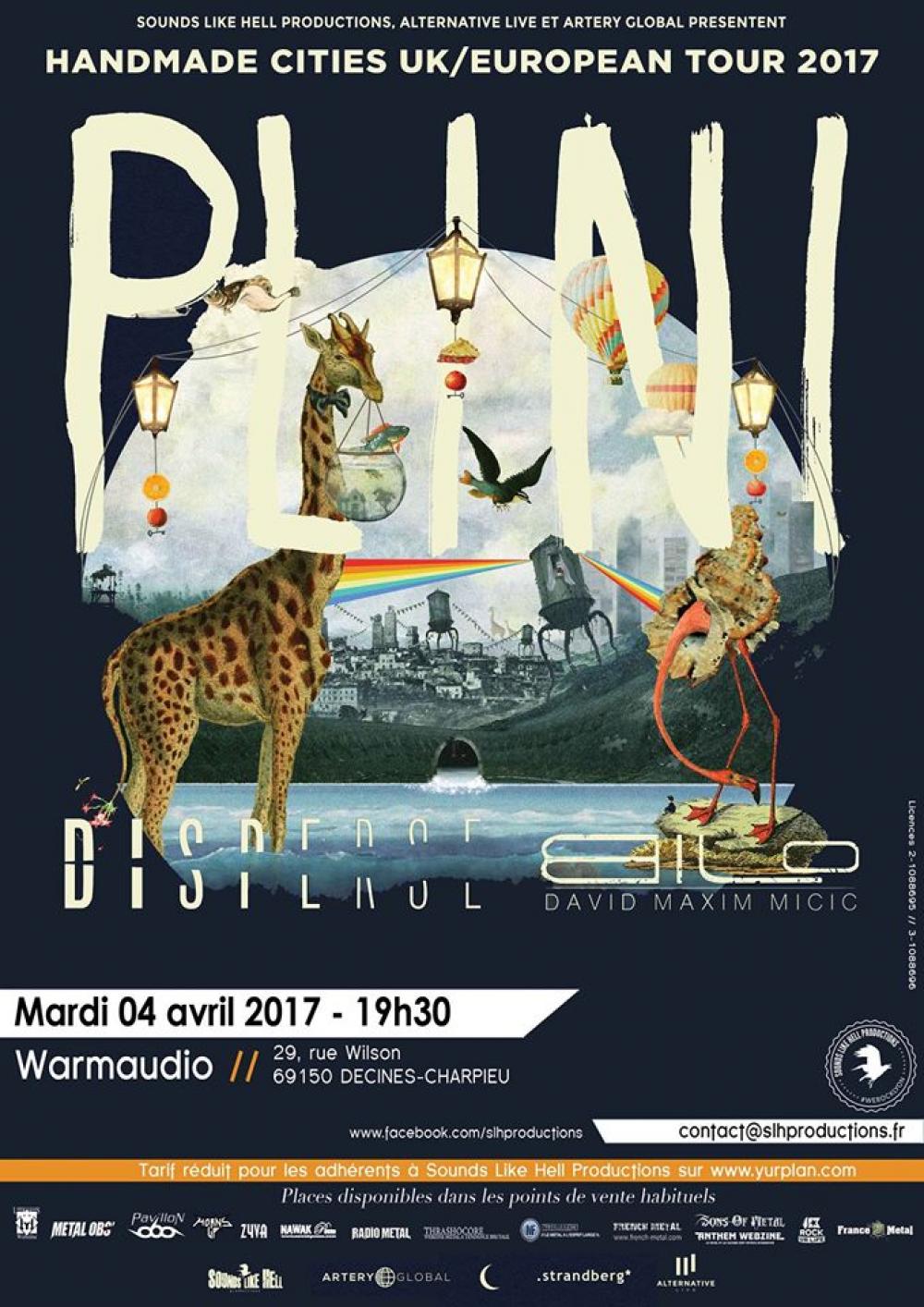 2017-01-10 - Plini à Lyon le 4 avril