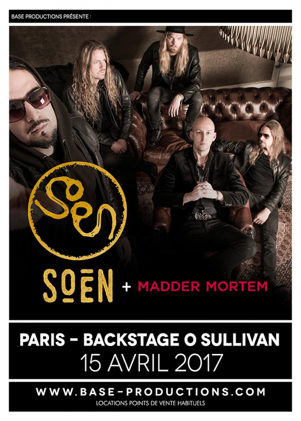 Soen à Paris