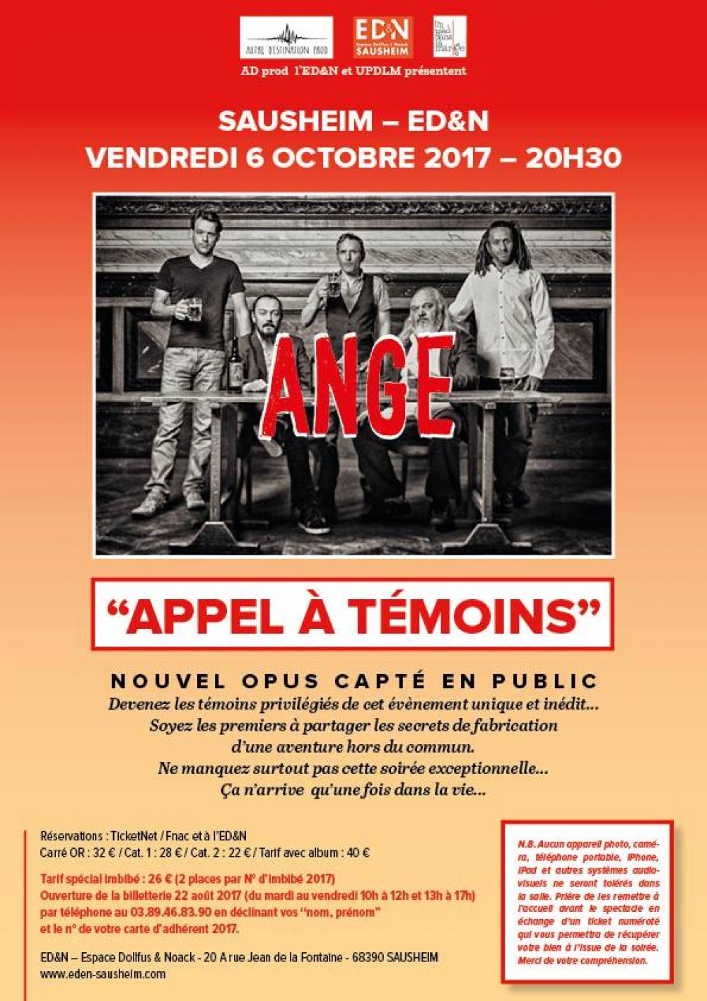 Appel à Témoins