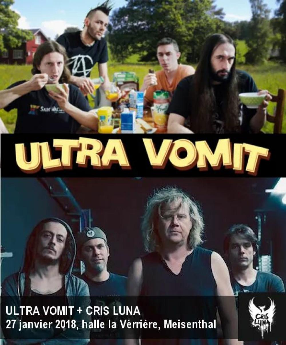 Cris Luna et Ultra Vomit