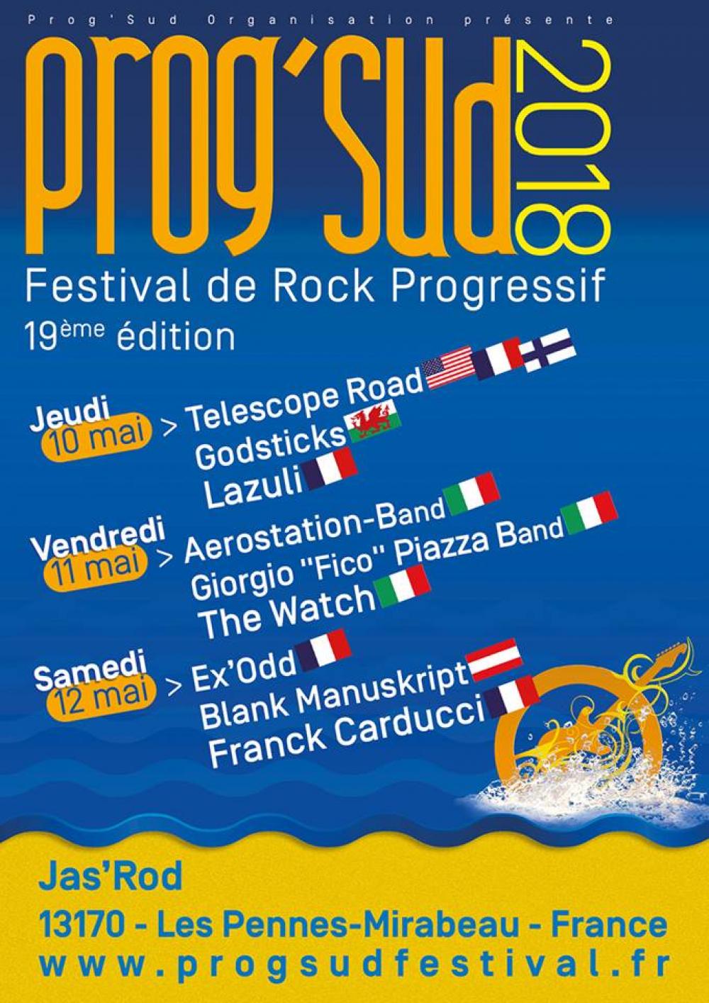 Prog Sud commence demain