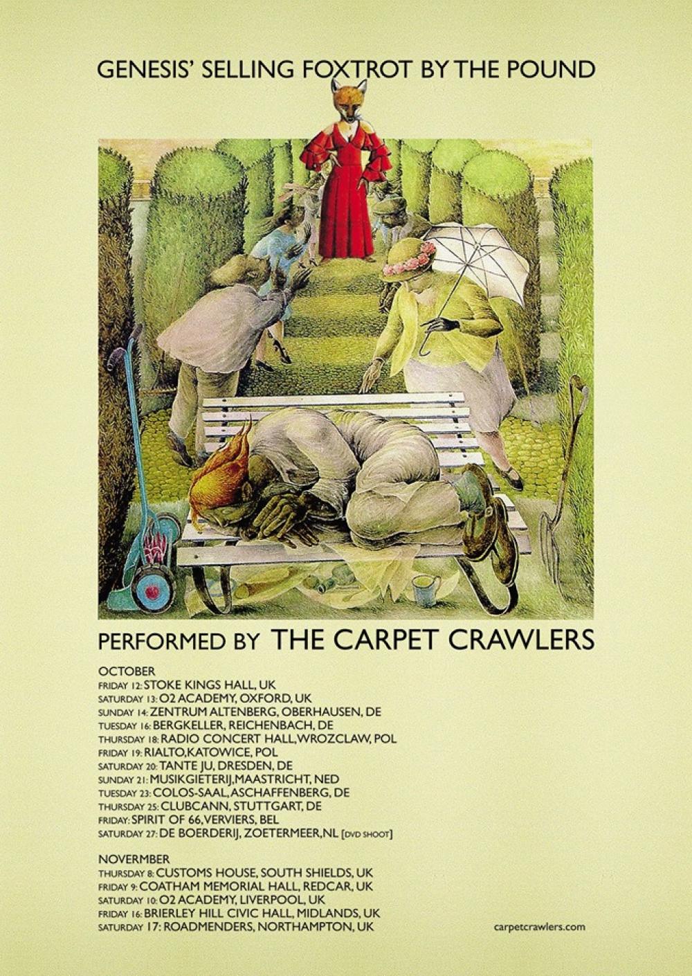 The Carpet Crawlers en tournée