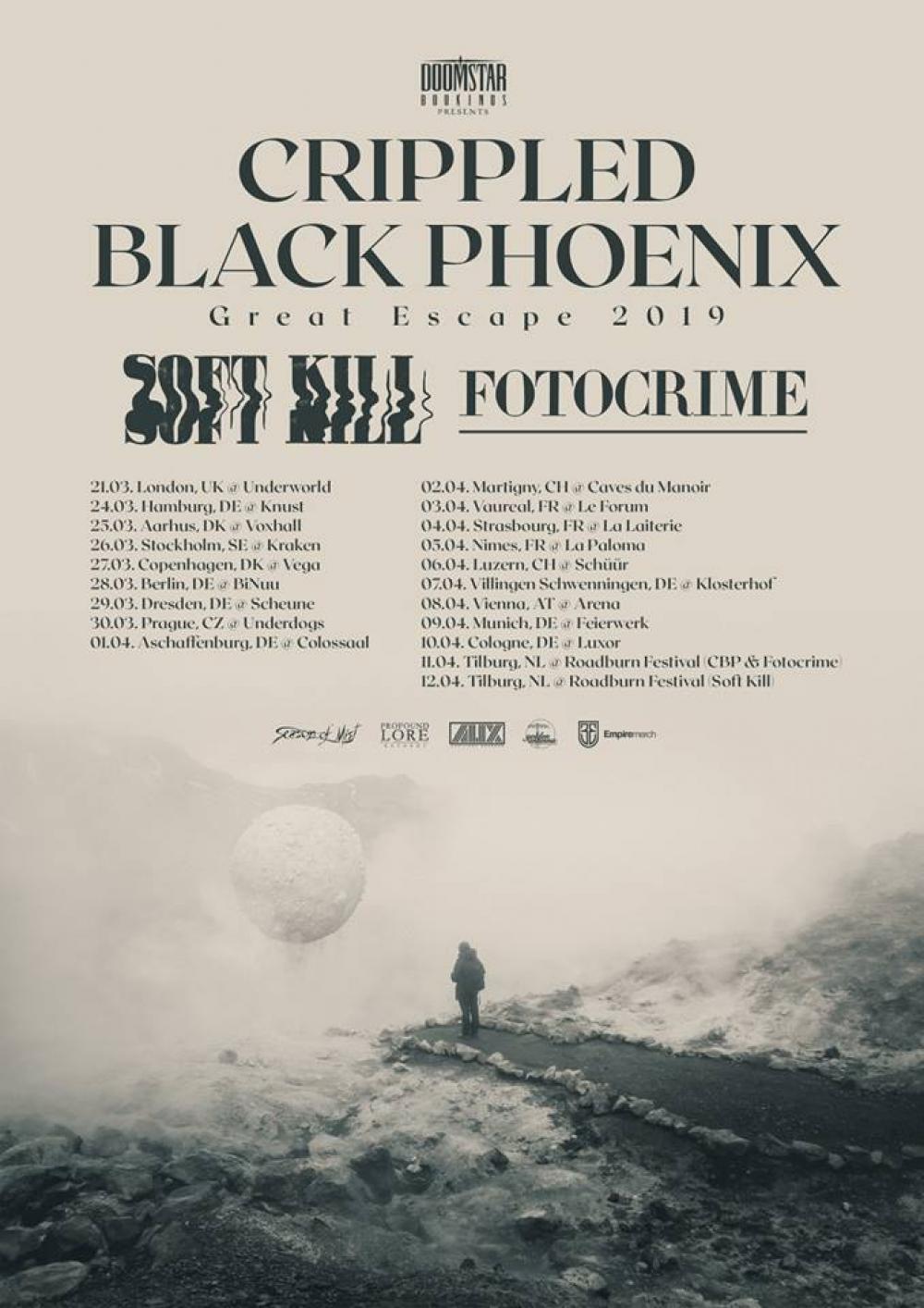 Crippled Black Phoenix en tournée