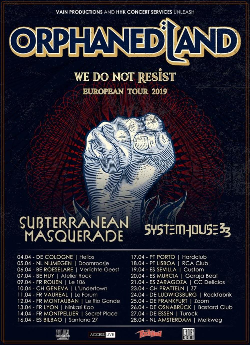 Orphaned Land en tournée