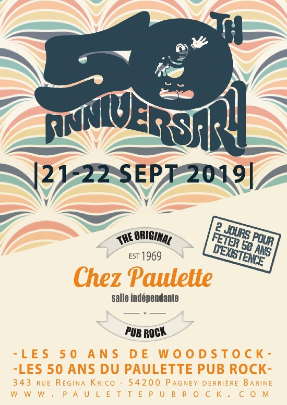 Les 50 ans du Paulette PUB ROCK