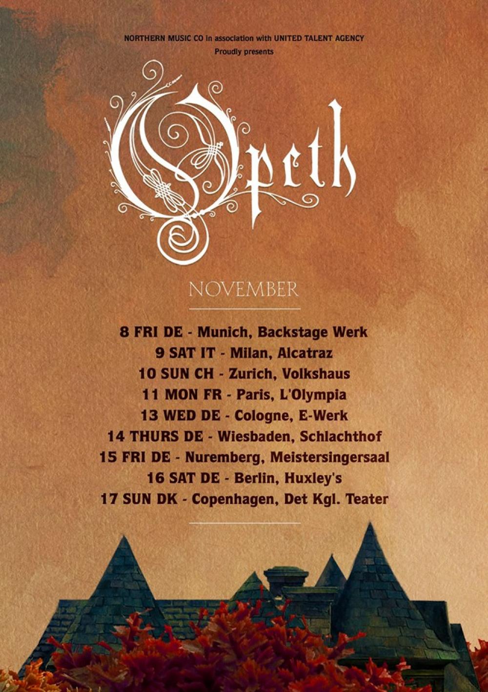 Opeth à l'Olympia